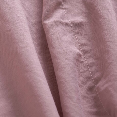 JUEGO DE SABANAS QUEEN POLIESTER ROSA PREWASHED