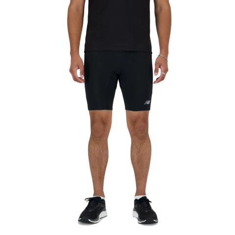 Short New Balance de Hombre - HALF TIGHT 9 INCH - MS41250BK BLACK