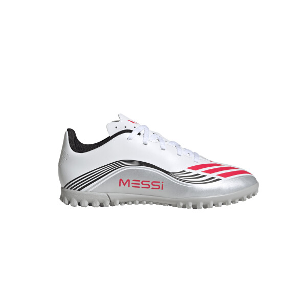 Championes adidas F50 Messi Club TF de niño White & Silver