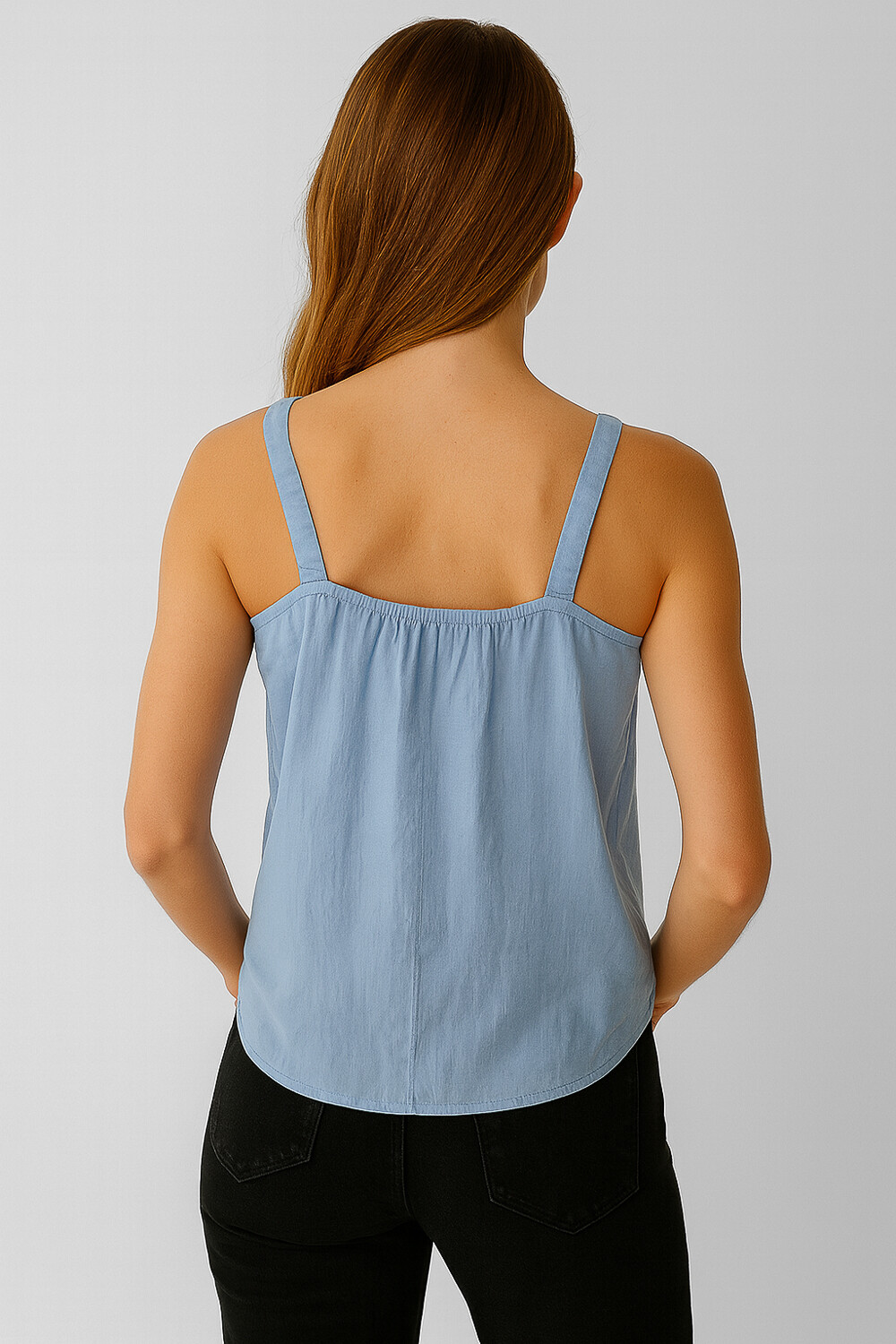 Musculosa Tassan Celeste Claro