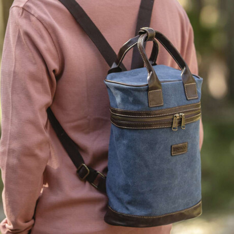 Matera Estilo Mochila Antares Azul denim