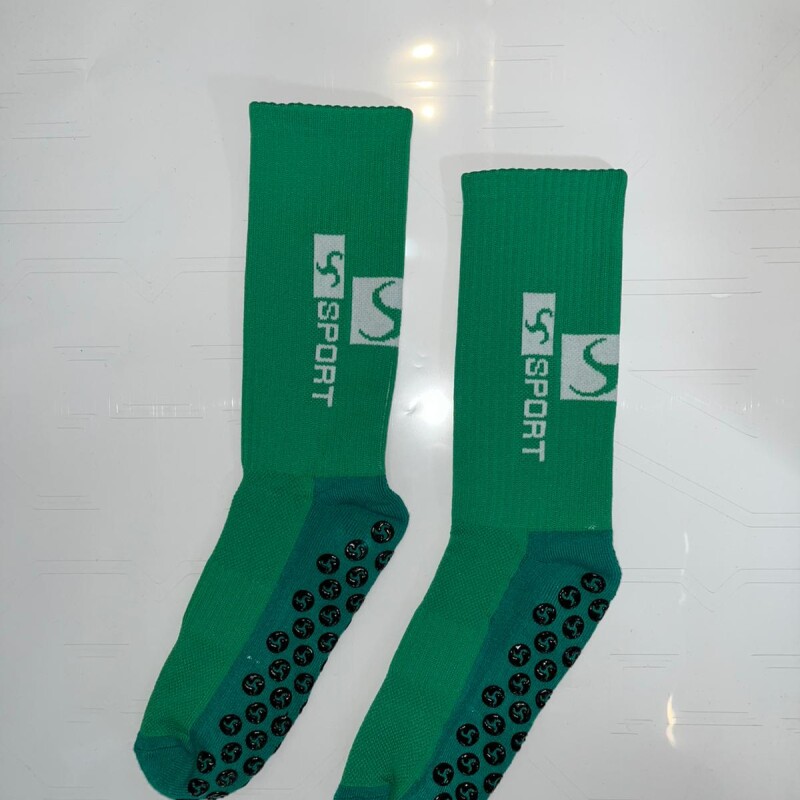 Medias Verdes Antideslizantes Cortas / Adulto Medias Verdes Antideslizantes Cortas / Adulto