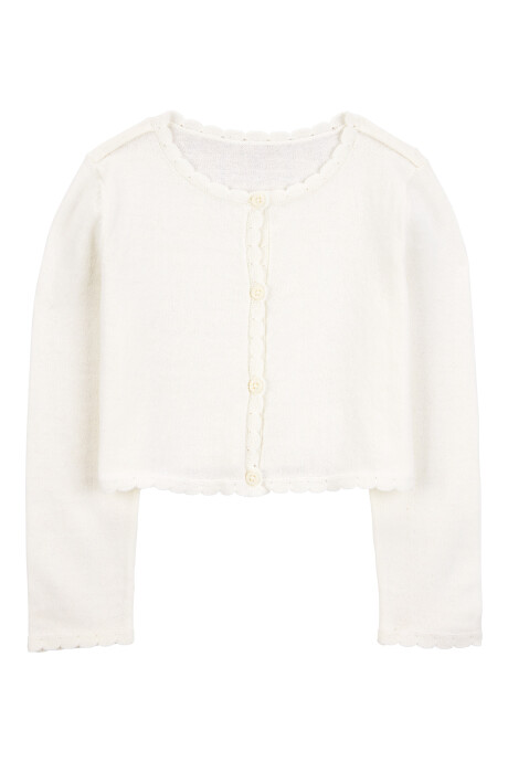 Saco de punto, festoneado. Talles 2-5T Saco de punto, festoneado. Talles 2-5T