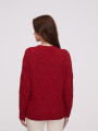 Sweater Loanina Rojo Oscuro