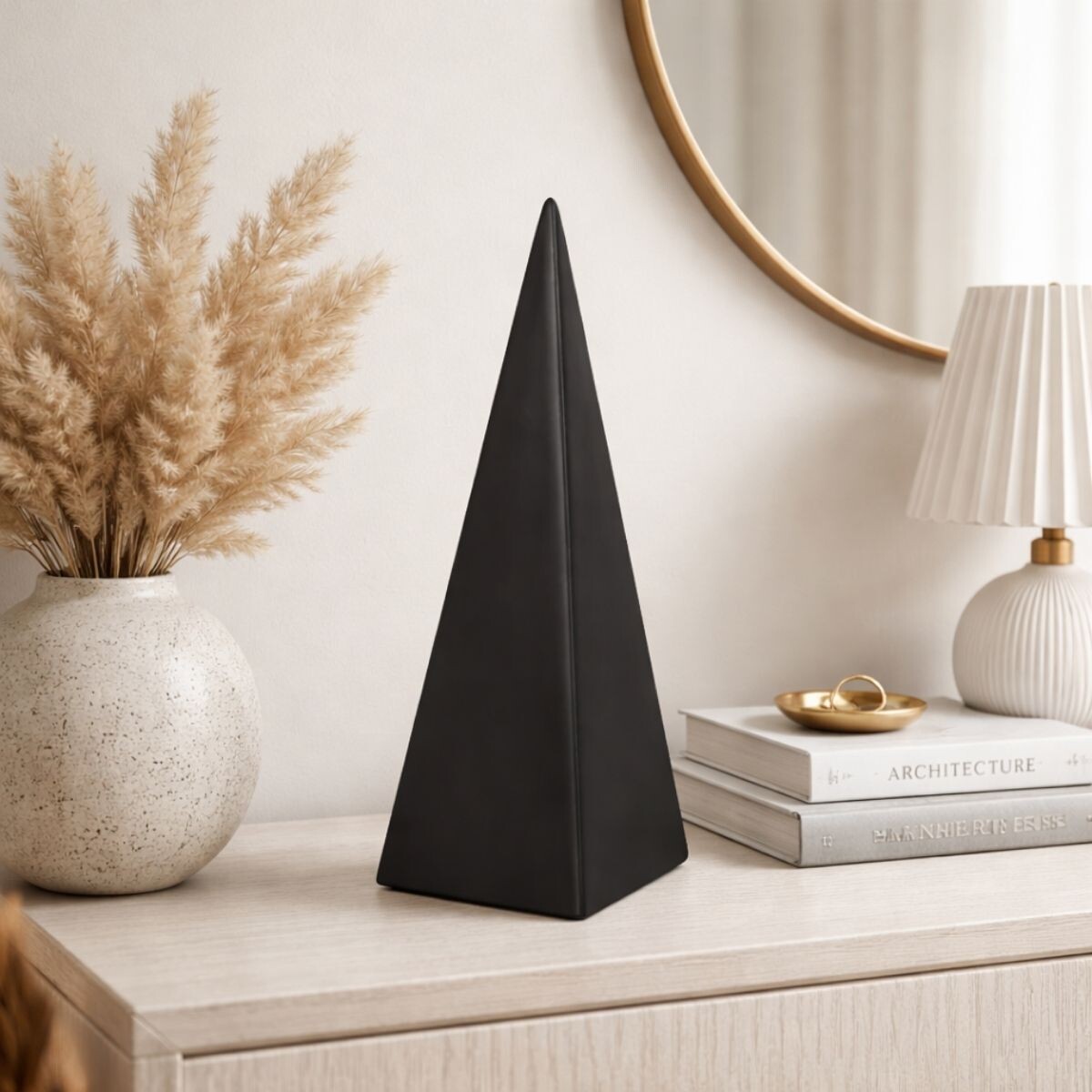 DECORACION PYRAMID Negro Medium 