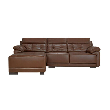 Sofa Albany 3 cuerpos Caramelo - Chaise Derecho