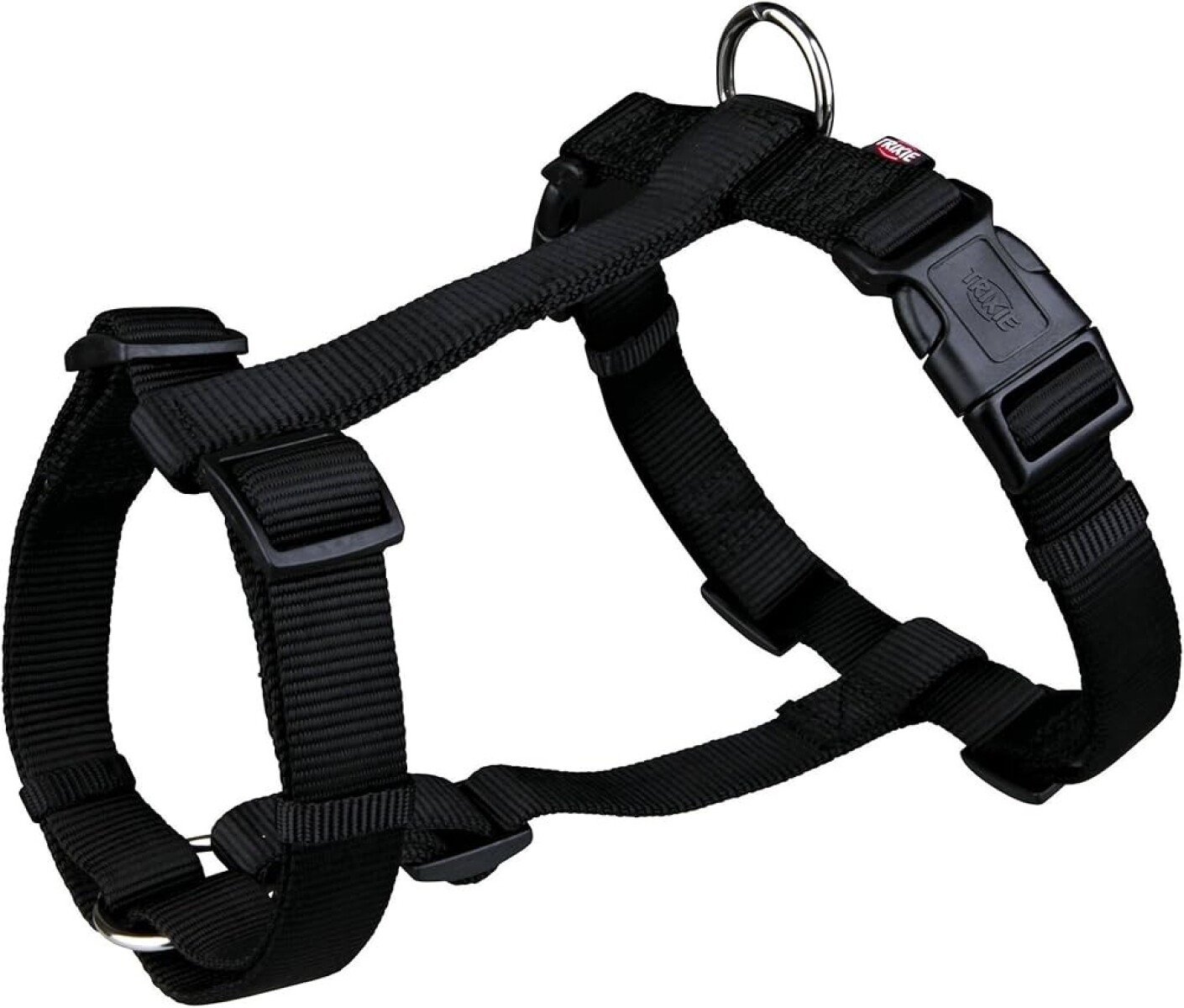 PREMIUM H-HARNESS, L–XL: 75–120 CM/25 MM, BLACK 