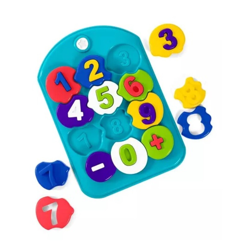 Juguete Didáctico Puzzle Encastrable De Números Calesita Juguete Didáctico Puzzle Encastrable De Números Calesita