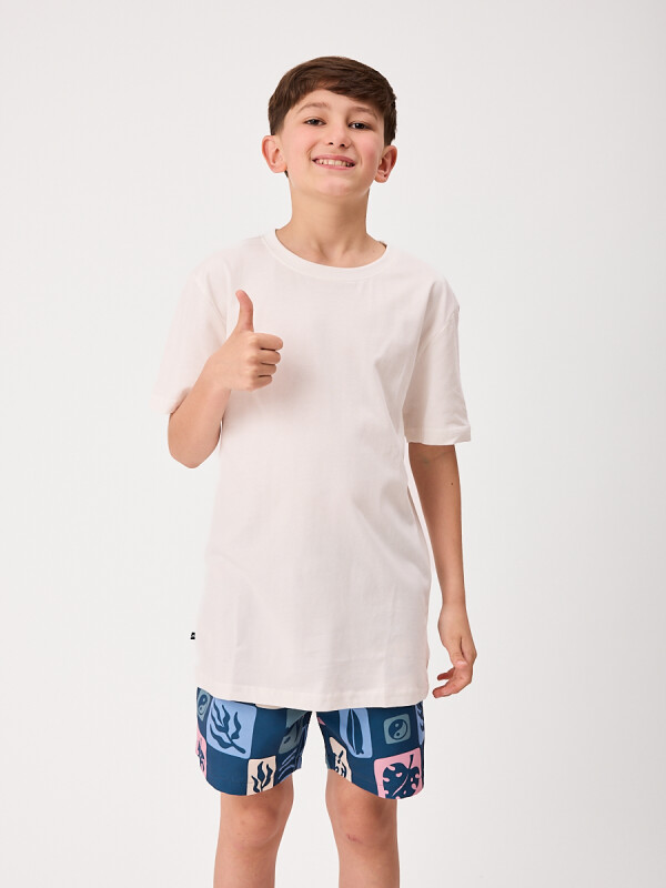 T-SHIRT LUKINA TEEN RUSTY Blanco