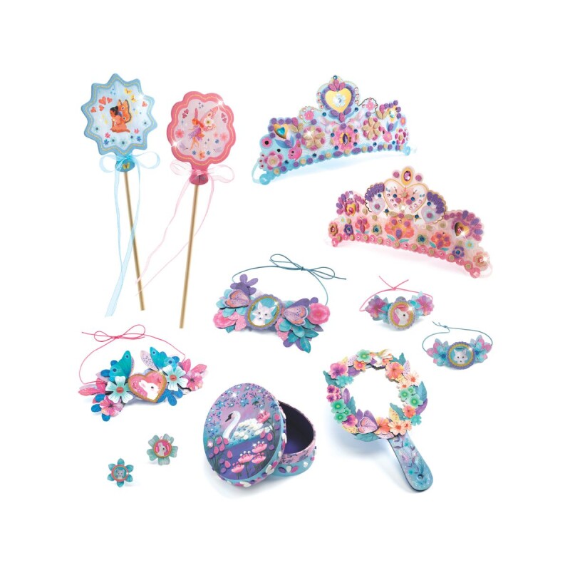 KITMANDJECO Kit De Activdades Munuales Para Niños Djeco 5+ - Coronas