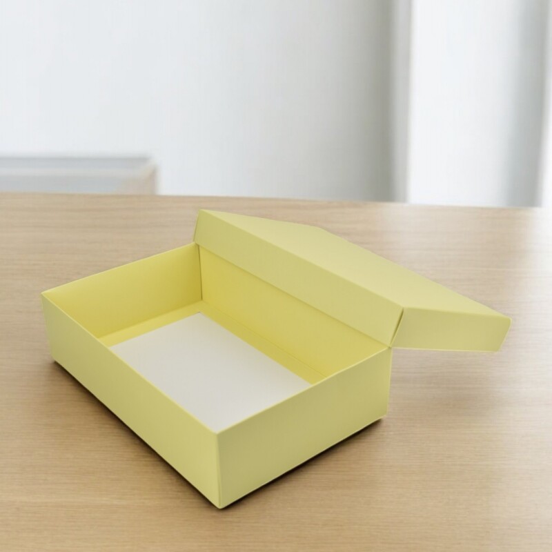Caja 07 - 16x23x6 cm AMARILLO PASTEL
