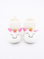 PANTUFLA INFANTIL UNICORNIO CRUDO