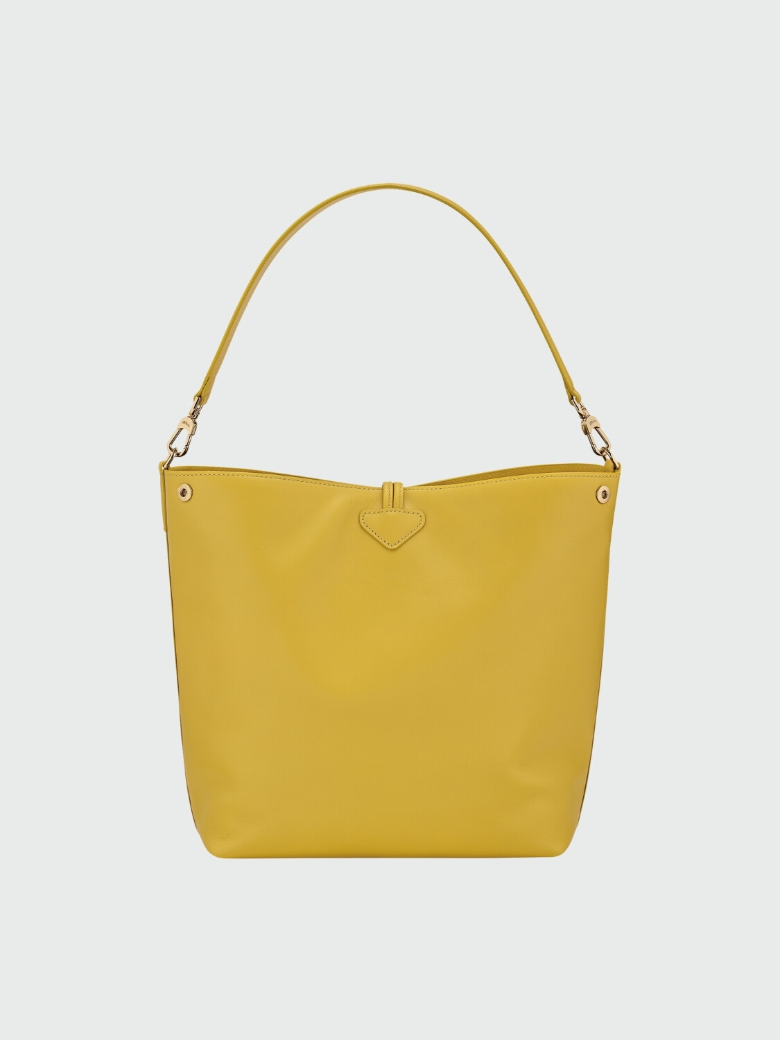 Longchamp -Bolso de cuero, Le Roseau Sleek Amarillo