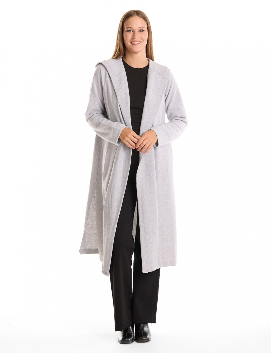 Cardigan Duster Capu - Gris 