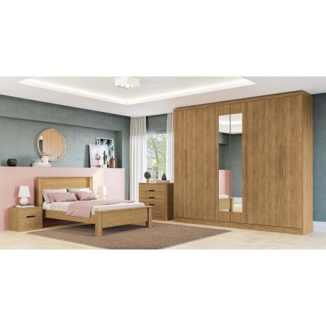 MESA DE LUZ MDP MARRON S822