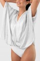 Poncho toscana Blanco