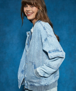 CAMPERA NOUR AZUL CLARO