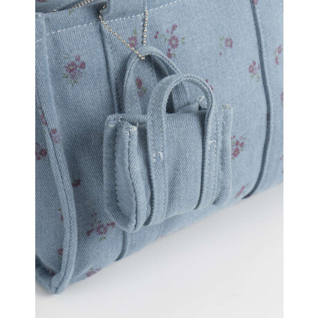 Cartera City Canvas Azul Gastado
