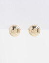 Aros Pasantes Metal Aros Circulares Chunky - Dorado