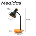 LÃ¡mpara de Escritorio Dormitorio Estudio Negro LÃ¡mpara de Escritorio Dormitorio Estudio Negro