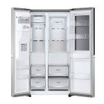 Refrigerador LG inverter InstaView 674L GS66SXSC acero inoxidable