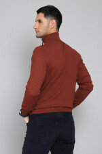 Sweater Medio Cierre Arrow GUINDA