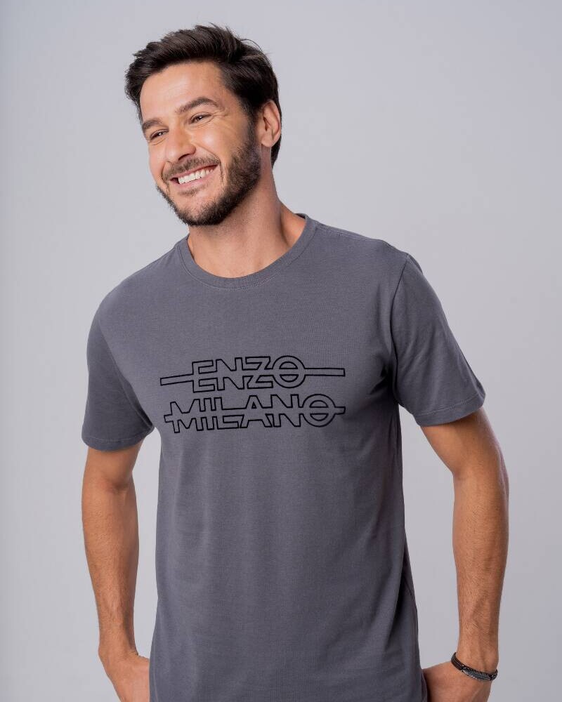 CAMISETA Gris oscuro