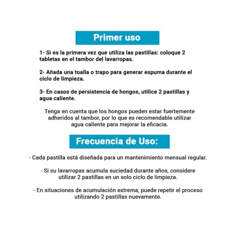 Pack X12 Tabletas Antibacteriales para Lavarropas 15g 001