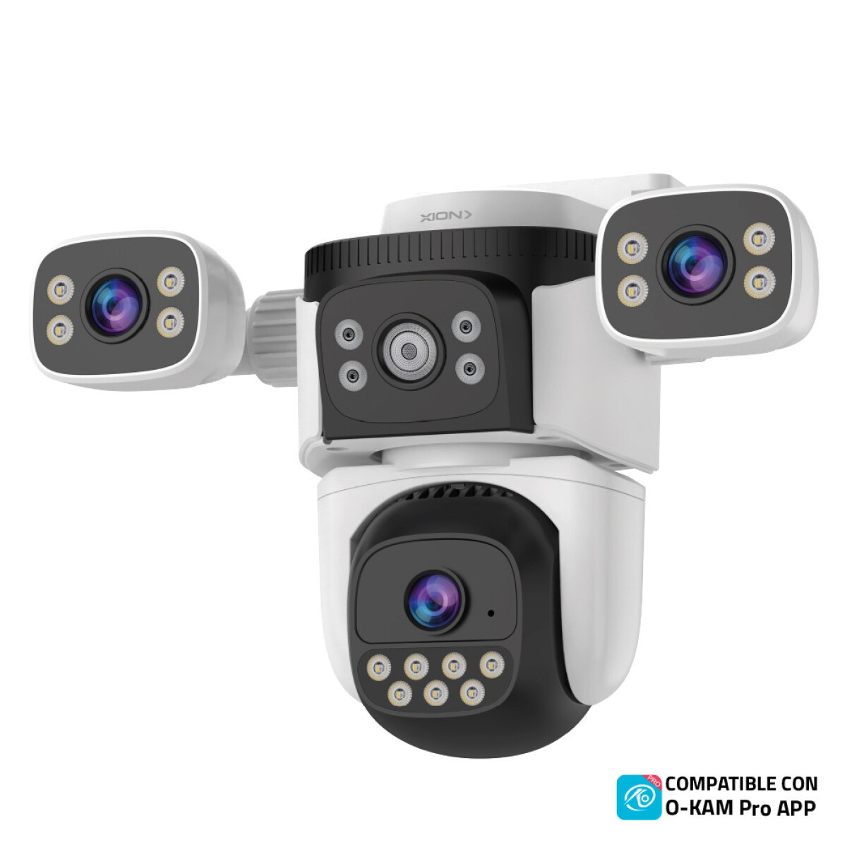 cámara de seguridad smart xion multi cámaras 3 lentes 