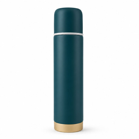 Termo Bala Acero Inoxidable 500Ml Mantiene Frío Calor Comet Azul Petróleo