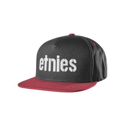 GORRO etnies CORP SNAPBACK Black/Red