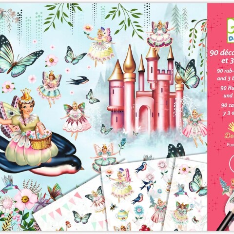 Set x90 calcos para transferir Princesas