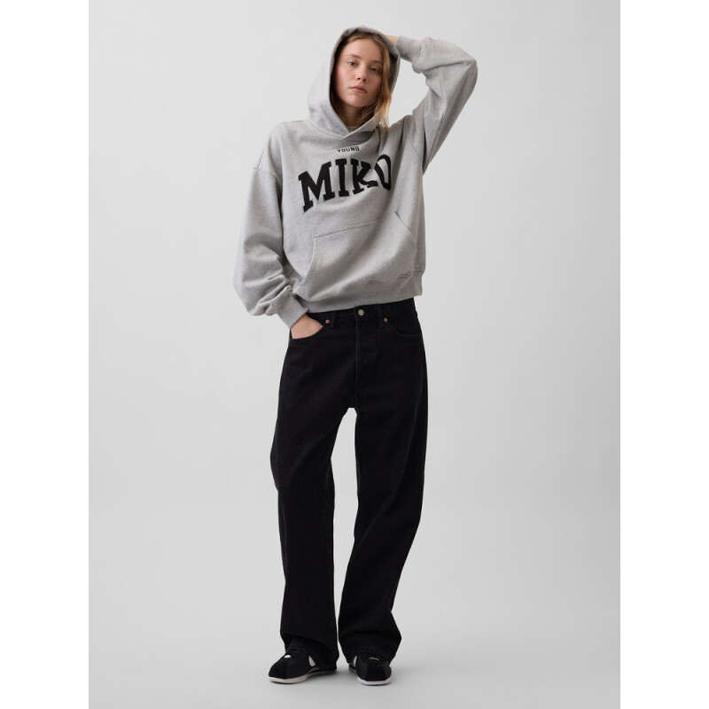 GAP X MIKO HOODIE HEATHER GREY