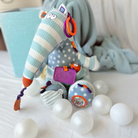 Juguete didáctico de tela Oso hormiguero Juguete didáctico de tela Oso hormiguero