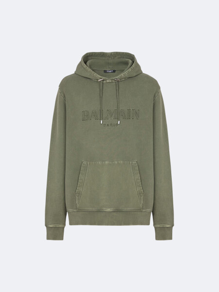 BALMAIN - HOODIE VINTAGE EMBROIDERED UIA