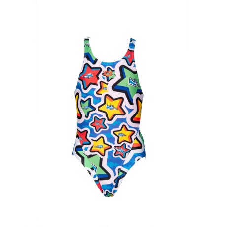 Traje De Baño Femenino ARENA G Frolic Una Pieza Talle 10-11 - Stars Traje De Baño Femenino ARENA G Frolic Una Pieza Talle 10-11 - Stars