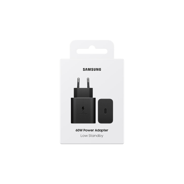 Cargador Samsung 60 W Carga Súper Rápida 2.0 USB-C PD 3.1 sin Cable EP-T6010 Cargador Samsung 60 W Carga Súper Rápida 2.0 USB-C PD 3.1 sin Cable EP-T6010