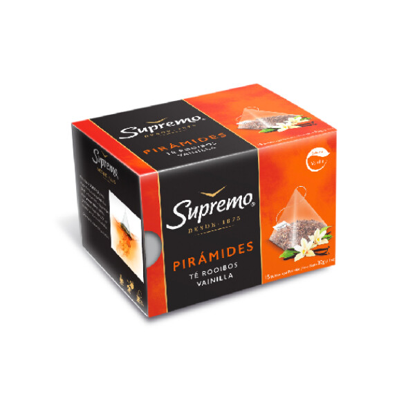 TE SUPREMO PIRAMIDES ROOIBOS VAINILLA x 15 sob Unica