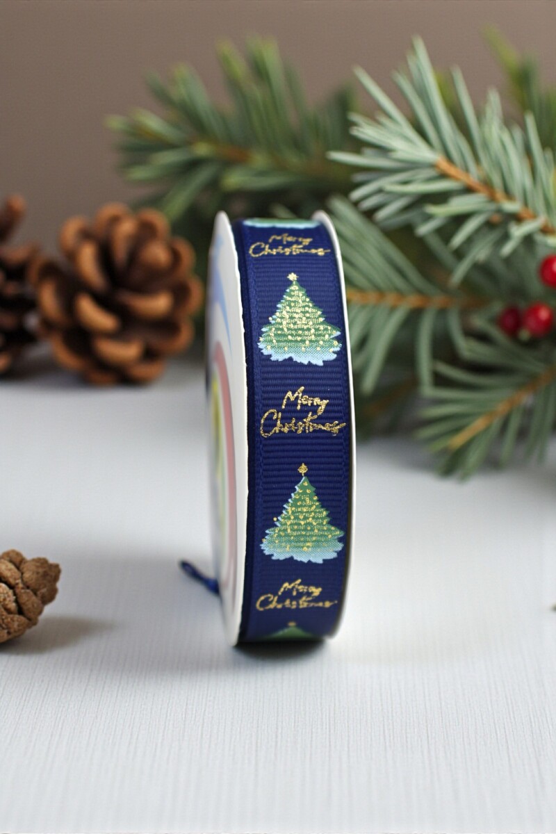 Cinta de regalo navidad 1.5cm*2.6m - DISEÑO 11 