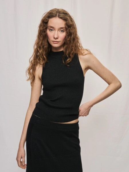 MUSCULOSA D.CASSIN NOIR NEGRO