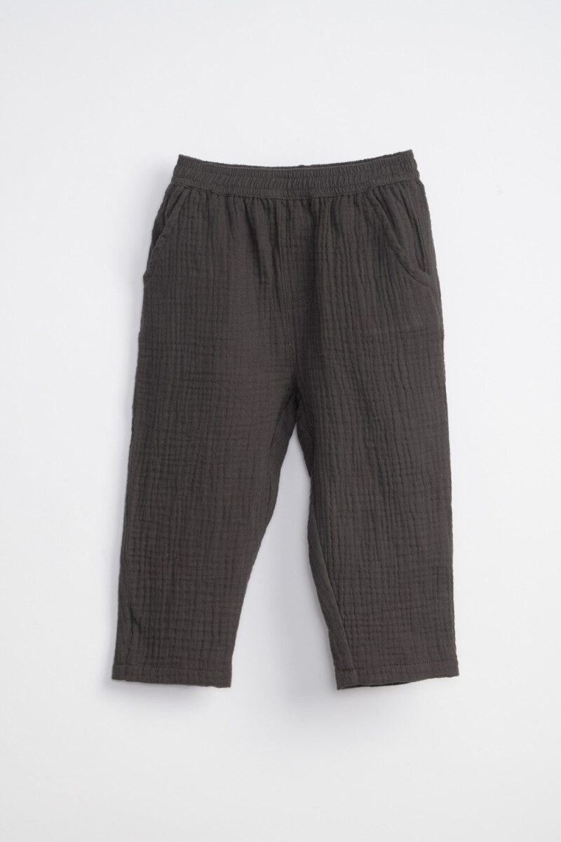 Pantalón bambula - Gris 