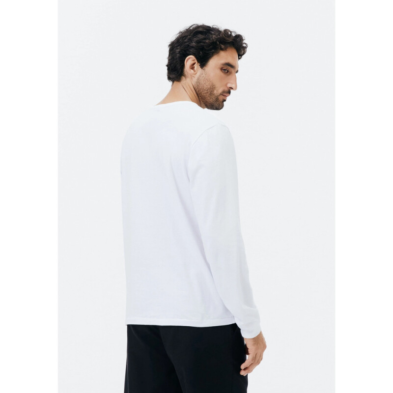 CAMISETA ML MASC BRANCO