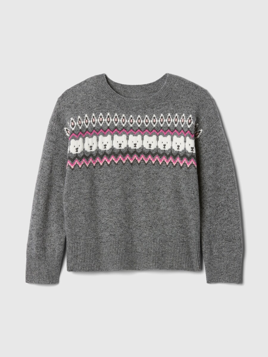 Buzo Cashsoft Fairisle Toddler Niña - Sp Fairisle 
