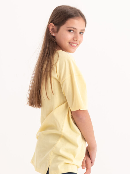 Camiseta manga corta Cool Amarilla