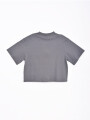 REMERA POTTS AND CHIP GRIS OSCURO