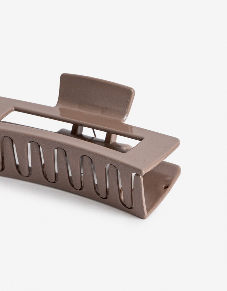 Broche Acrilico Broche Acrílico Rectangular - Rosa Viejo