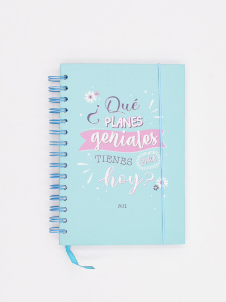 AGENDA QUE PLANES GENIALES VERDE AQUA