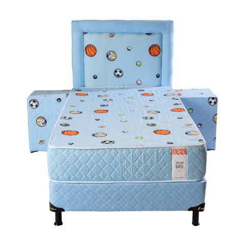 Sommier Juego Completo SuperSpuma Pop Kids 100X190 Nene