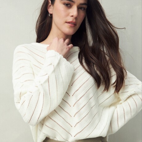 SWEATER CAPUCINE Crudo