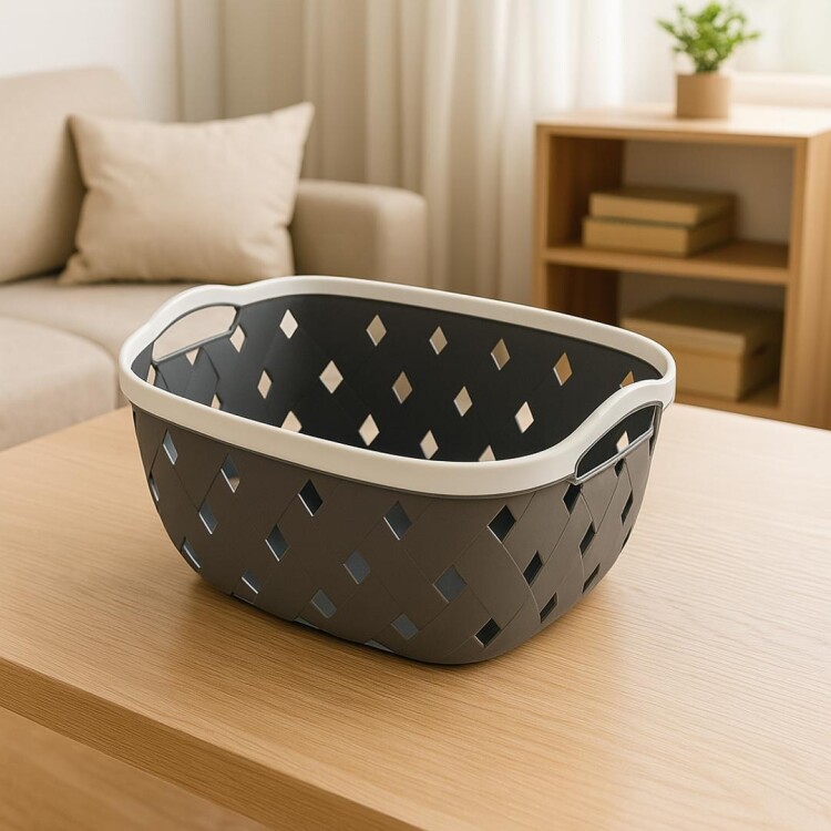 CESTO CANASTO ORGANIZADOR CALADO 38X29X19,5CM CESTO CANASTO ORGANIZADOR CALADO 38X29X19,5CM